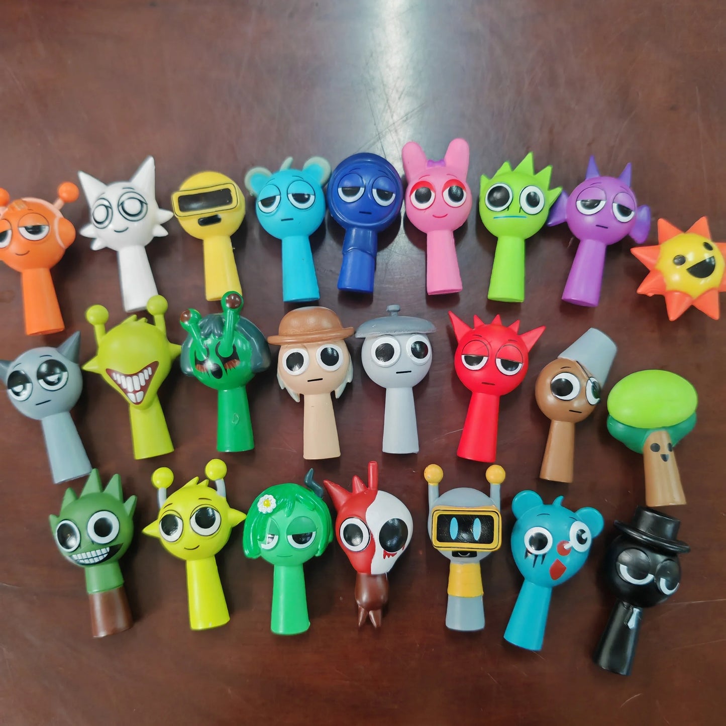 🎮 24pcs 4.5cm Sprunki PVC Figures – Funny Game Characters Model Set, Action & Toy Mini Figures