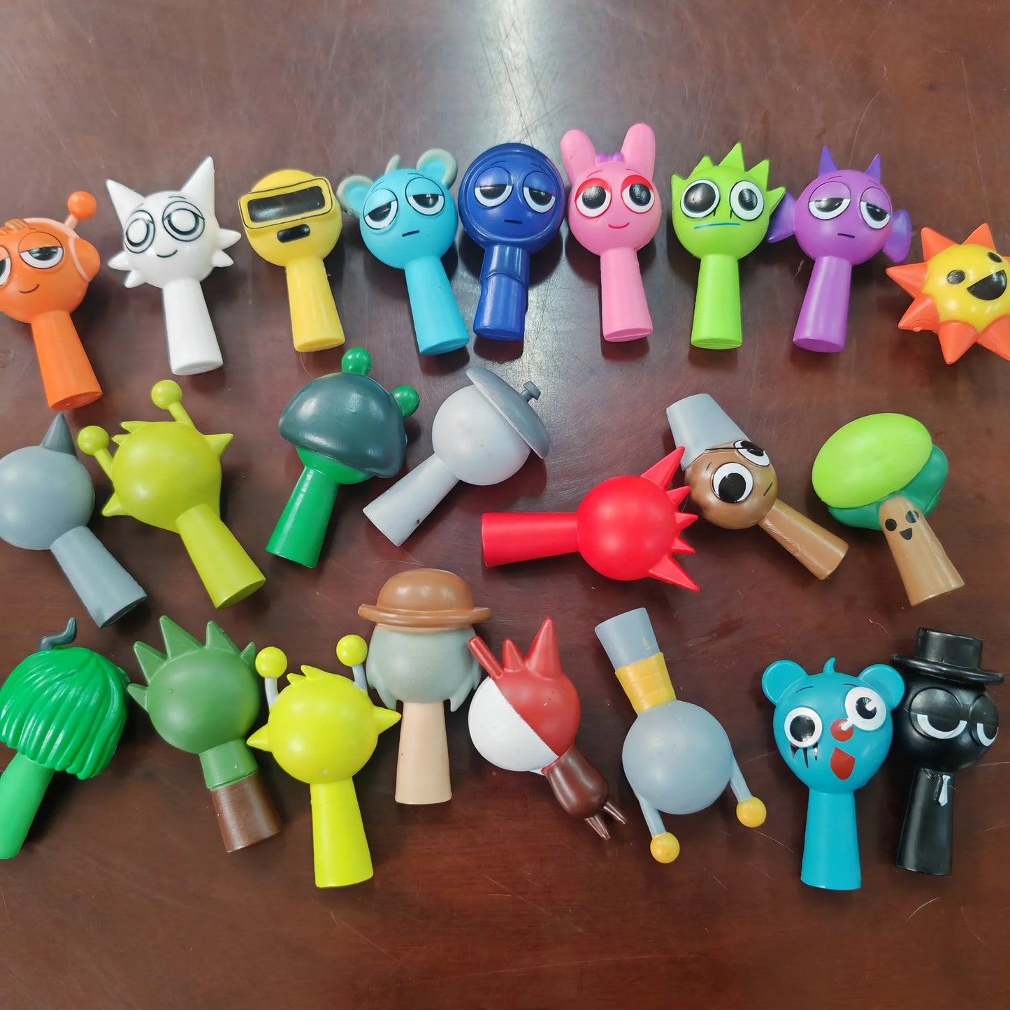 🎮 24pcs 4.5cm Sprunki PVC Figures – Funny Game Characters Model Set, Action & Toy Mini Figures