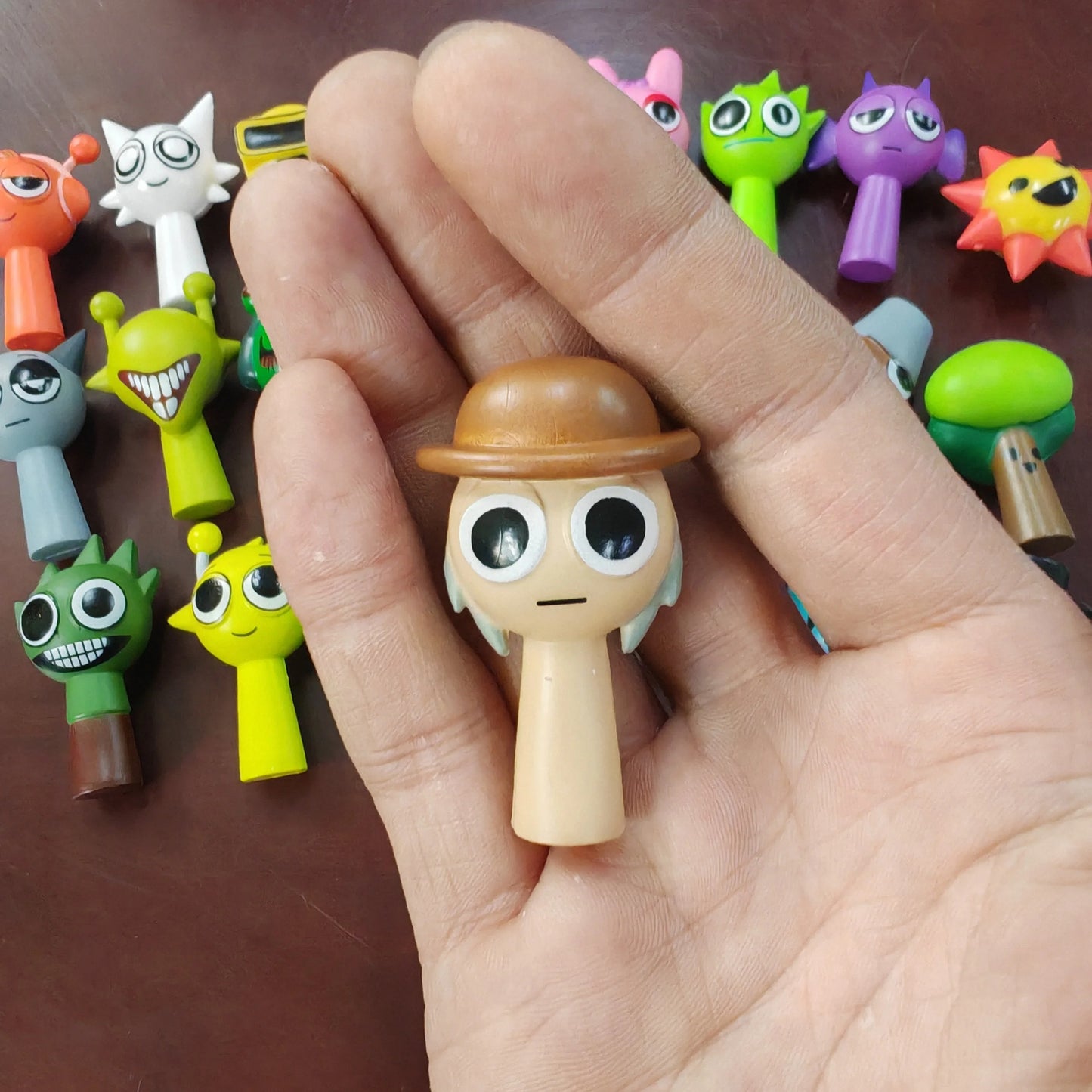🎮 24pcs 4.5cm Sprunki PVC Figures – Funny Game Characters Model Set, Action & Toy Mini Figures