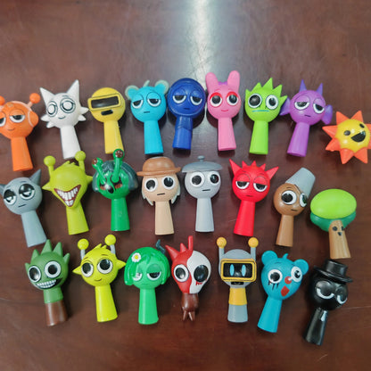 🎮 24pcs 4.5cm Sprunki PVC Figures – Funny Game Characters Model Set, Action & Toy Mini Figures